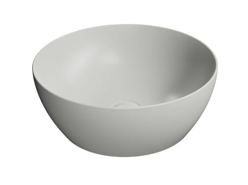GSI PURA umyvadlo na desku průměr 42 cm, cenere mat