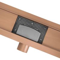 REA Odtokový žlab NEOX 90, brush copper (REA-G4889) (2)