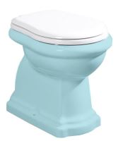 Kerasan RETRO WC sedátko, polyester, bílá/chrom (3)