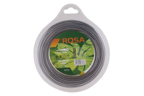 ROSA Struna žací čtverec 3mm x 15m nylonový střed (45532)