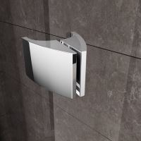 RAVAK Sprchové dveře PIVOT PDOP2 110 black+Transparent (03GD0300Z1) (2)