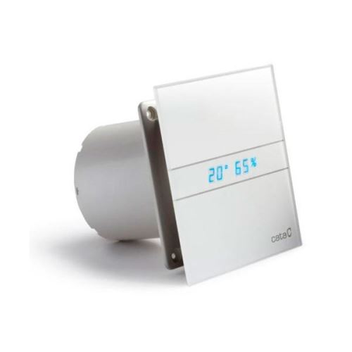 Cata E-150 GTH koupelnový ventilátor axiální s automatem, 10W/19W, potrubí 150mm,bílá