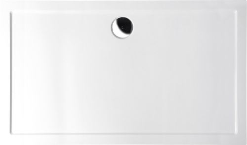 Polysan KARIA sprchová vanička z litého mramoru, obdélník 120x70x4cm, bílá