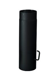 Trubka kouřová s klapkou 120/500 mm, plech 1.5