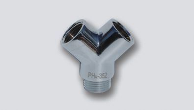 odbočka Y - MMŠ 1/2"x1/2"x1/2", chrom