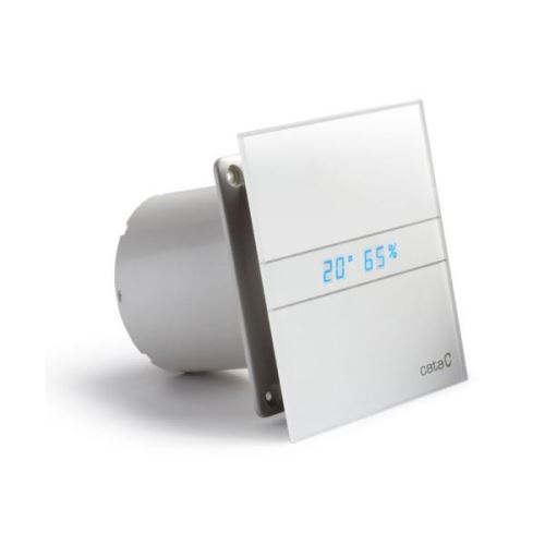 CATA E-100 GTH koupelnový ventilátor axiální s automatem 8W 100mm bílý ( 00900200 )