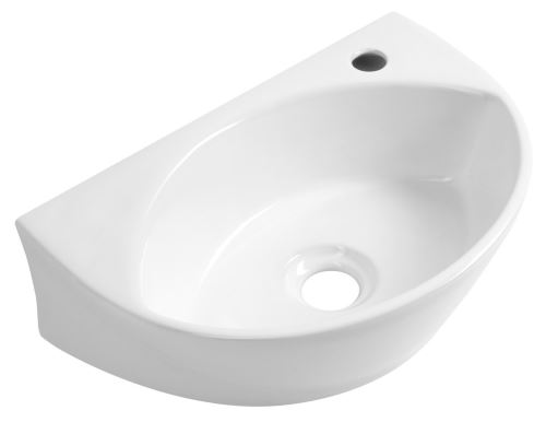 AQUALINE LIZA keramické umývátko 40x27cm, bílá (NP412)