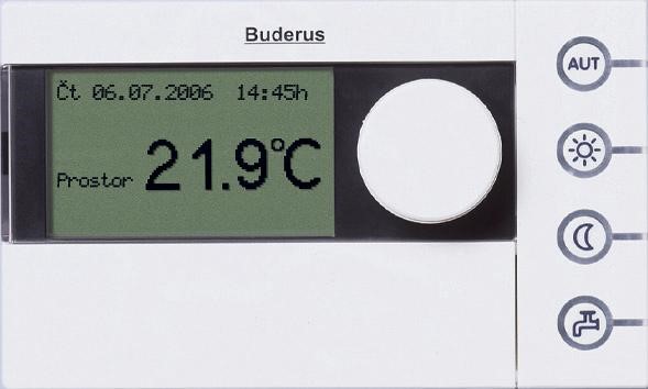 BUDERUS Logamatic RC35 regulace dle prostorové teploty ...