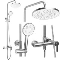 REA Sprchový set ONTARIO, Brush Nickel (REA-P5506)