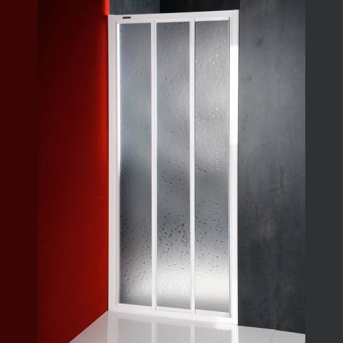 AQUALINE DTR sprchové dveře posuvné 900mm, bílý profil, polystyren výplň ( DTR-C-90 )