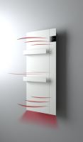SAPHO ONSEN EVO elektrické otopné těleso 400x900mm, 1000 W, bílá (ONS10001) (1)