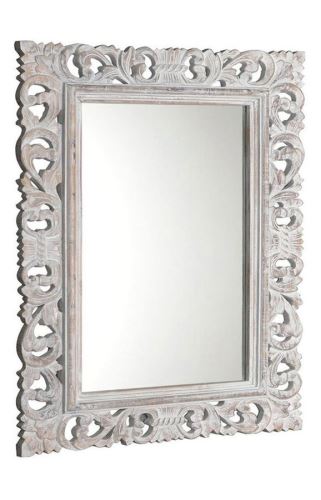 Sapho SCULE zrcadlo v rámu, 70x100cm, bílá