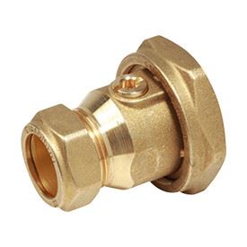 GIACOMINI R252 Šroubení k čerpadlu s vestavěným kul. koh. pro Cu trubky 1"1/2 x D. 28 (R252Y004)