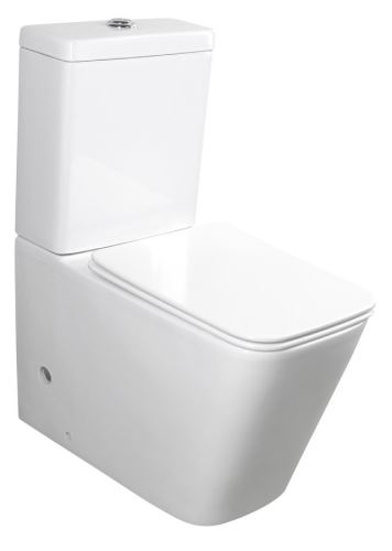 Sapho PORTO WC kombi mísa s nádržkou včetně Soft Close sedátka, spodní/zadní odpad