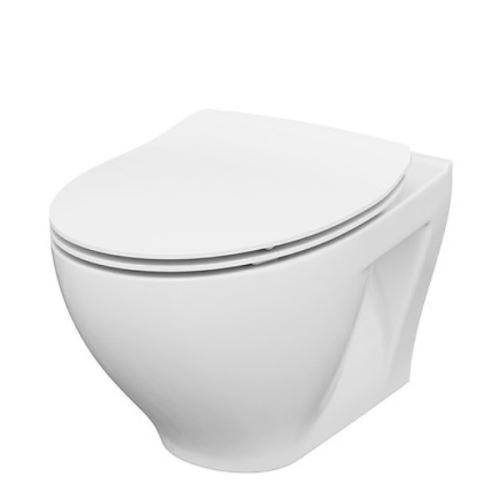 CERSANIT Závěsné WC MODUO CleanOn + sedátko DELFI SLIM softclose (K701-147)