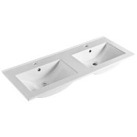 Mereo Opto, koupelnová skříňka s keramickým umyvadlem, dub, 4 zásuvky, 1210x580x458 mm (CN923) (1)