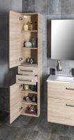 Aqualine VEGA skříňka vysoká 35x184x31 cm, dub platin (3)