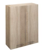Aqualine ZOJA/KERAMIA FRESH skříňka horní 50x76x23cm, dub platin