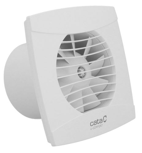 CATA UC-10 T koupelnový ventilátor axiální s časovačem, 8W, potrubí 100mm, bílá (01200100)