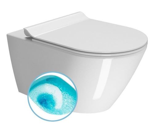 GSI KUBE X WC závěsné, splachování SWIRLFLUSH, 55x36 cm, ExtraGlaze