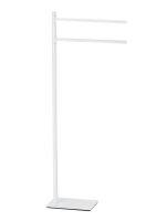 Gedy TRILLY stojan s držákem ručníků, hranatý, bílá matná