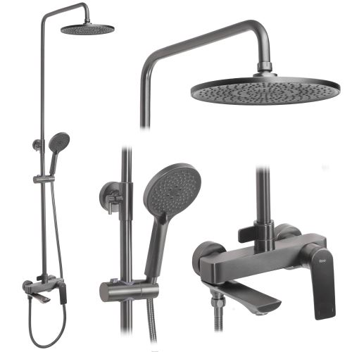 REA Sprchový set AVALON, Titanium (REA-P2401)