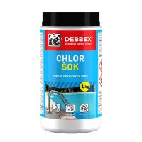 DEBBEX Chlor šok – rychlá dezinfekce vody, dóza 1 kg (CH204)