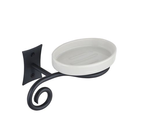 METAFORM REBECCA mýdlenka, černá/keramika (CC002)