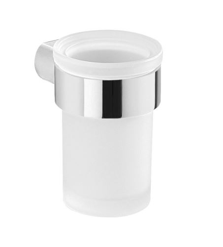 Gedy PIRENEI sklenka, chrom/sklo satin