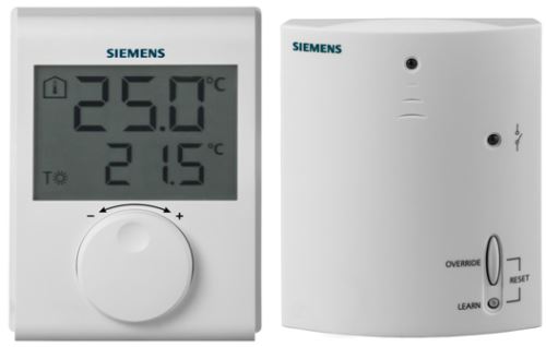 SIEMENS Prostorový termostat RDH100RF/SET, bezdrátové provedení
