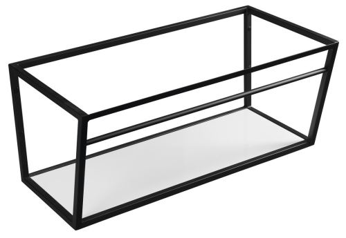 Sapho SKA konstrukce s policí 900x400x460mm, černá mat