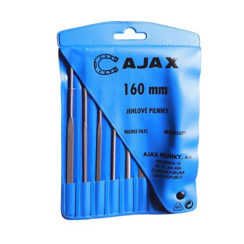AJAX Sada jehlových pilníku s držadlem - 6 dílů (286213931626)