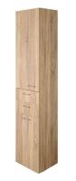 Aqualine ZOJA/KERAMIA FRESH skříňka vysoká s košem 35x184x29cm, dub platin (1)