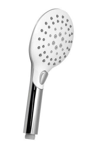 Sapho Ruční sprcha s tlačítkem, 6 režimů sprchování, průměr 120 mm, ABS/chrom, bílá