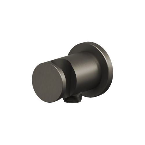 RAVAK 706.20GB Držák sprchy s vývodem vody, mosazný, Graphite Brushed (X07P696)