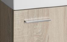 AQUALINE ZOJA umyvadlová skříňka 39,5x50x22cm, dub platin (51049DP) (2)