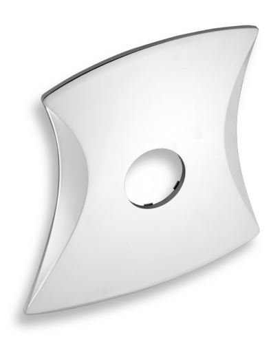 NOVASERVIS Kryt podomítkového boxu LINIE chrom (KRYT0050D,0)