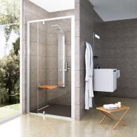 RAVAK Sprchové dveře PIVOT PDOP2 110 White+Transparent (03GD0100Z1) (3)