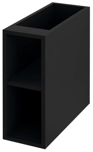Sapho TREOS skříňka spodní policová 20x53x50,5cm, černá mat