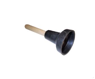 HARTMAN Pryžový zvon s násadou,  průměr 102 mm