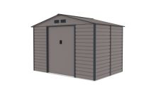 G21 Zahradní domek GAH 529 - 277 x 191 cm, šedý (GAH-529-ZNWG-2S0) (2)