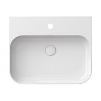 RAVAK Umyvadlo Ceramic 550 R Slim Wall keramické bílé (XJX01155006) (3)