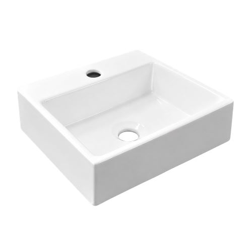 Mereo Umyvadlo na desku i zavěšení bez přepadu, 330x290x110 mm, keramické (UC332911)