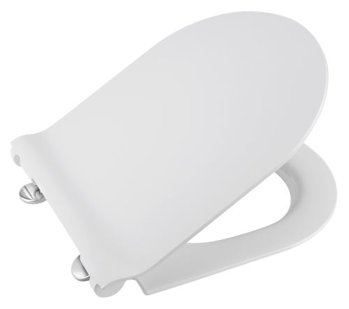 GSI NORM/PURA WC sedátko SLIM soft close, duroplast, bílá/chrom