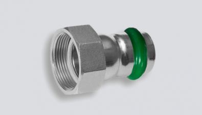 H-LINE INOXPRESS 304 Půlšroubení 15x1/2" s převlečnou matkou, ploché těsnění (H-LINE.XF359.1512)