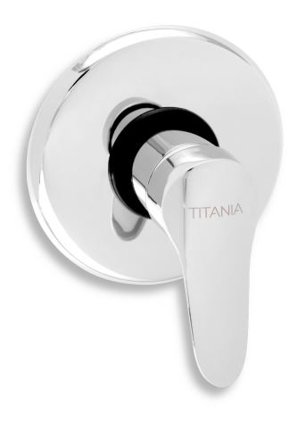 NOVASERVIS Sprchová baterie podomítková Titania IRIS New chrom (94450,0)