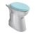 CREAVIT HANDICAP WC mísa kombi, zvýšený sedák, spodní odpad, 36,5x67,2cm, bílá (BD305)