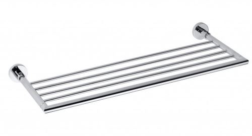 Sapho X-ROUND polička na ručníky výklopná 650mm, chrom