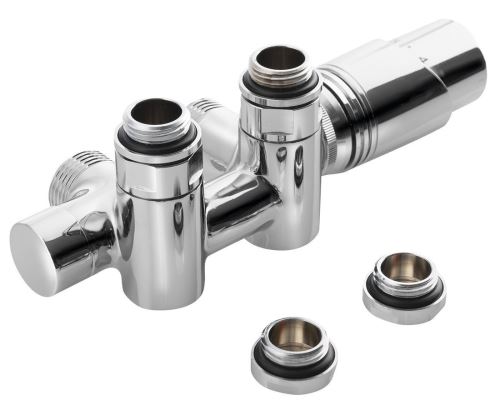 BRUCKNER WICHER COMBI připojovací sada termostatická pro středové připojení 50mm, chrom (600.331.1)