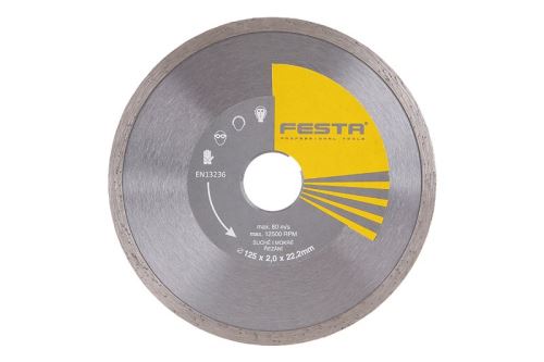 FESTA Kotouč diamantový plný 125x2x22.2mm (21212)